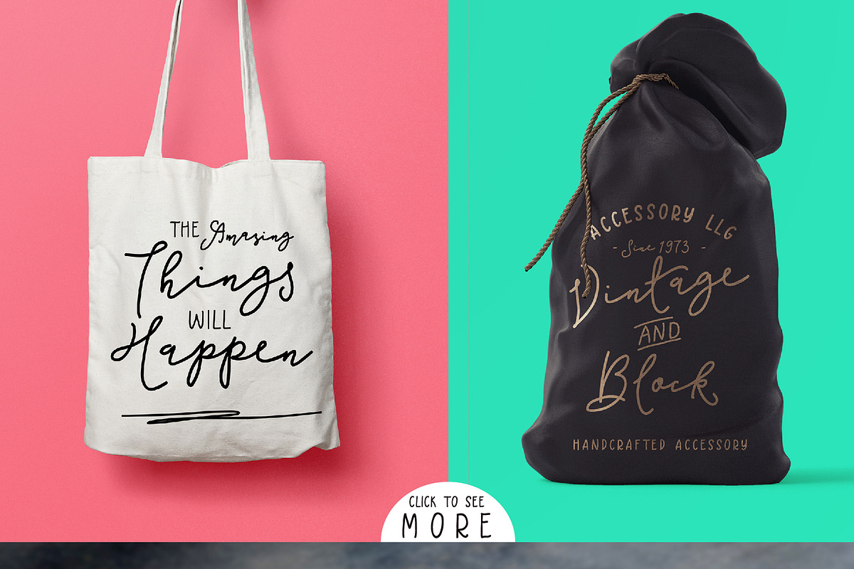 Just Awesome Typeface+Bonus, a Script Font by Graphic Box (Photo 5 of 7)