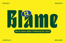 CS Blame – Bold Font