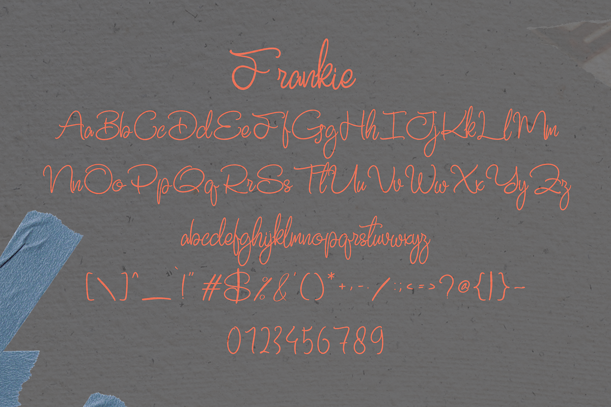 Frankie, a Script Font by Gatype (Photo 8 of 11)