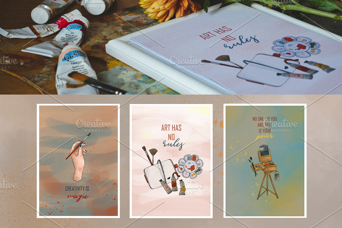 Artist collection. Art supplies, an Illustration by Scarlet Heath Art (Photo 11 of 15)