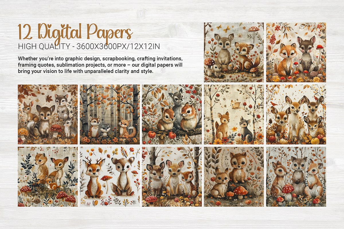 Forest Friends, a Background Graphic by Curve Design (Photo 5 of 7)