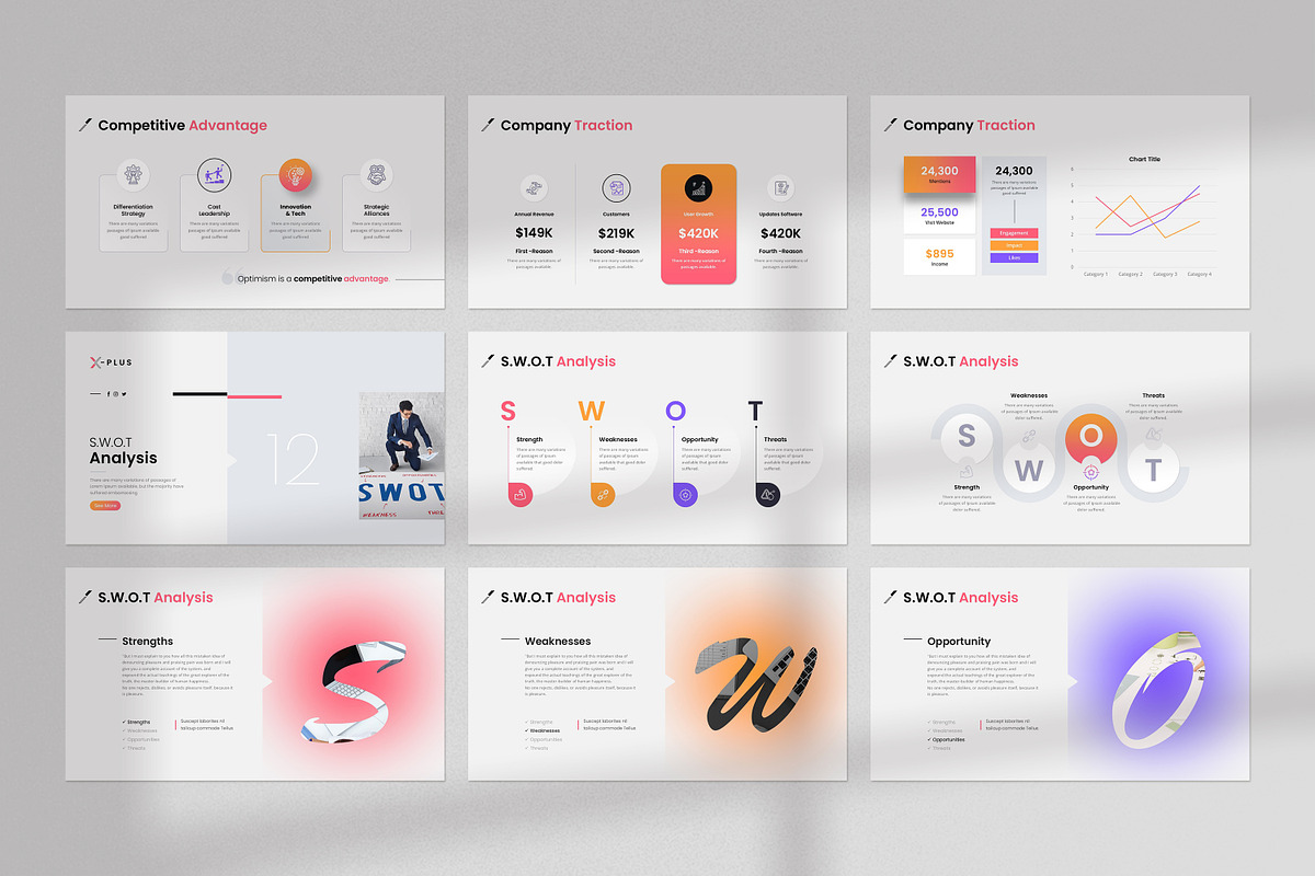 Business Plan Powerpoint Template, a Presentation Template by GoldenPixelStudio (Photo 16 of 29)
