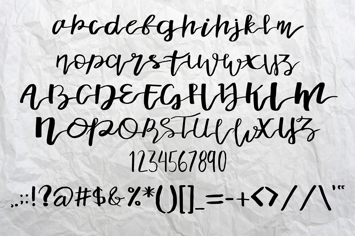 aishia font preview 4