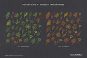 Forest Foliage Illustrations, an Object Graphic by Komet & Flicker (Thumbnail 6 of 7)