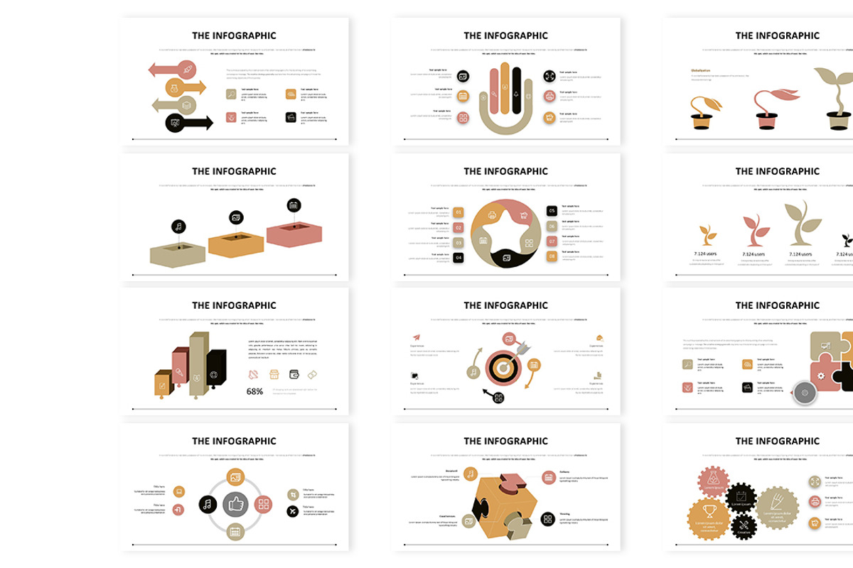 Infographics Presentation Template, a Presentation Template by Analogous Temp (Photo 3 of 8)