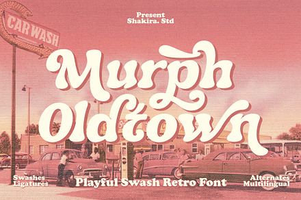 Murph Oldtown - Modern Retro Serif, a Serif Font by Shakira Studio