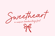 Sweetheart Font, a Handwritten Font by Design Pixie (Thumbnail 1 of 6)