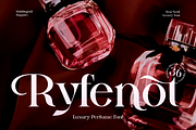 Ryfenot - Luxury Perfume Font, a Serif Font by Iqsiart Studio (Thumbnail 1 of 14)