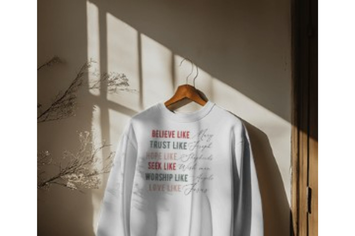 Believe Like Mary Tshirt SVG, an Object Graphic by Digi_Design_World (Photo 7 of 12)