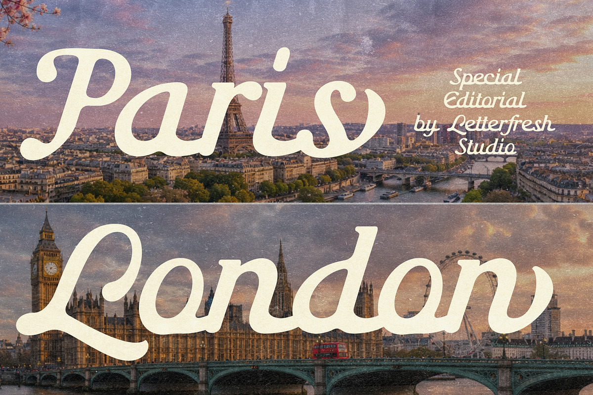 Special Editorial, a Script Font by Letter Fresh (Photo 4 of 13)