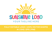 Colorful Sunshine Logo, a Graphic by EmmaGDesigner (Thumbnail 5 of 5)