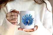 Wedding Peacock Clipart, an Illustration by CreationArt (Thumbnail 7 of 9)
