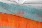 Faded bright orange watercolor, a Pattern Graphic by Nocito Design (Thumbnail 3 of 4)