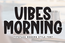Vibes Morning | Script Font