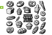 Bakery Bread & Pastry Set, an Object Graphic by RT Studio (Thumbnail 1 of 4)