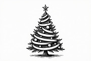 Merry Christmas Tree Clipart Collect, an Illustration by jahid234 (Thumbnail 21 of 21)