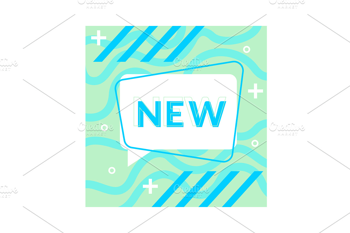 Trendy Abstract Geometric Vector, an Illustration by the8monkey