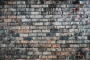 Grey Old Grunge Brick Wall - Texture and Background, an Abstract Photo by Twinster Photo