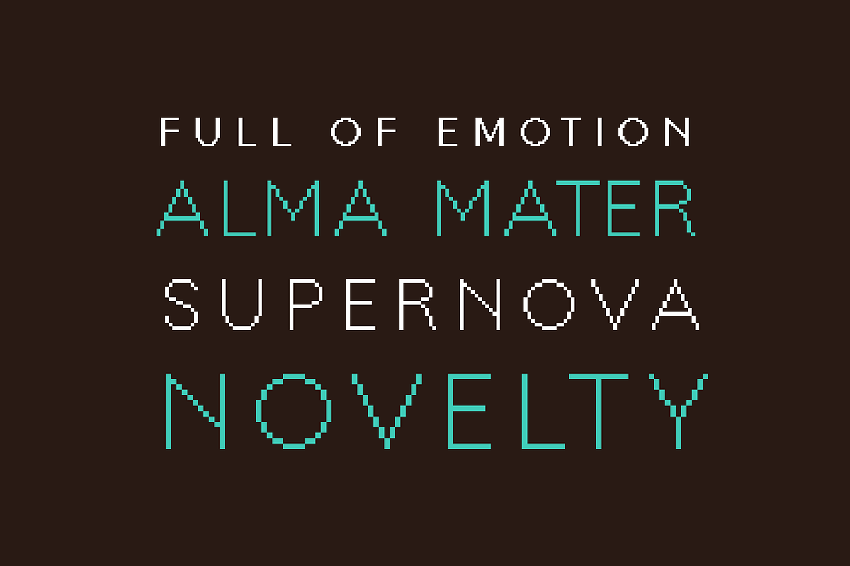 Troutbeck Sans Pixel Font (4 styles), a Sans Serif Font by SelfBuild Type (Photo 4 of 8)