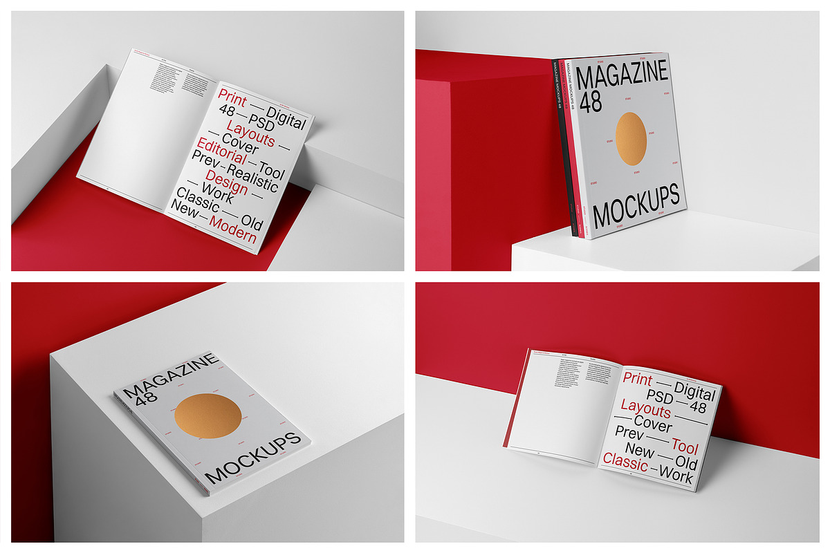 Studio Magazine Mockups, a Books & Magazine Mockup by Mr.Mockup™ (Photo 12 of 24)