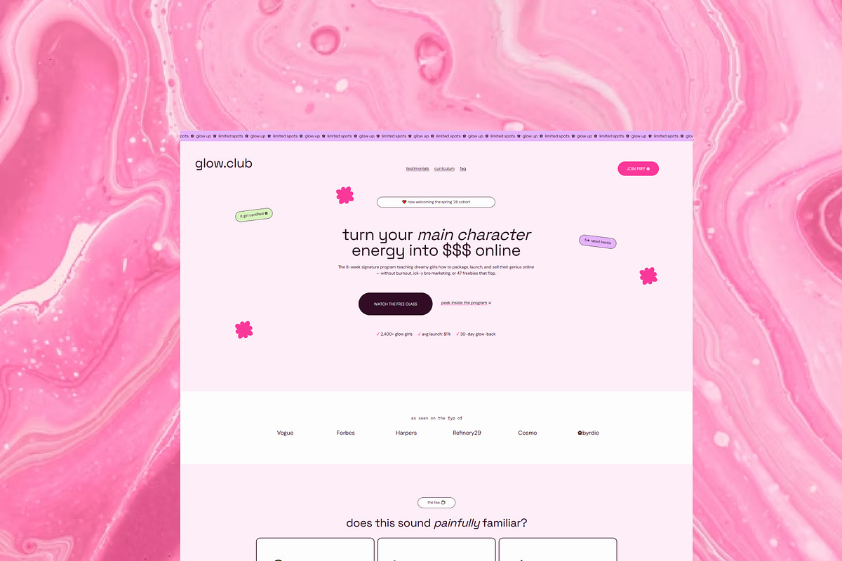 Webinar Squarespace Website Template, a Squarespace Template by Gem Media (Photo 6 of 6)