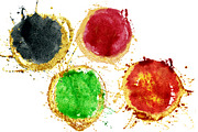 Watercolor brush strokes with gold, a Decorative Illustration by Watercolor fantasy (Thumbnail 3 of 6)