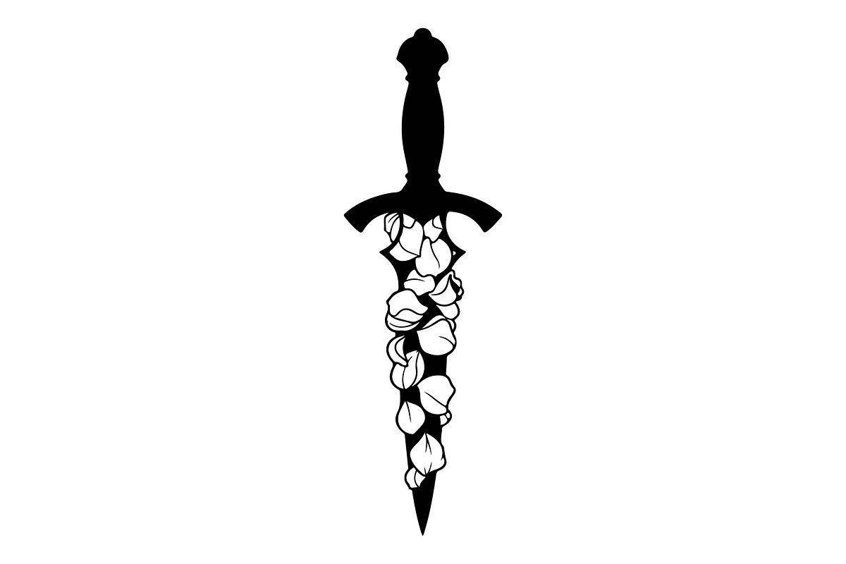 Ornamental Dagger Silhouette Bundle, an Object Illustration by Gaye Art (Photo 5 of 31)