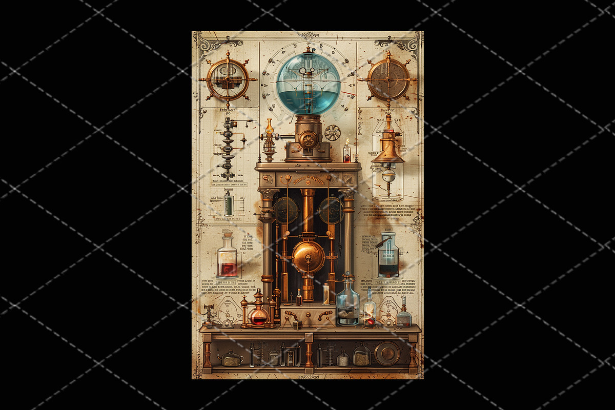 Steampunk Junk Journal Kit Images, an Object Graphic by NeatGrafix (Photo 9 of 10)