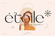 ETOILE* — MODERN REGULAR + ITALIC, a Sans Serif Font by Madebysté. (Thumbnail 1 of 9)