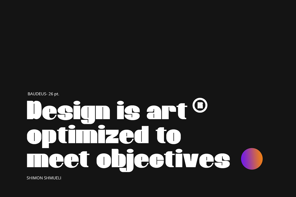 Baudeus, a Sans Serif Font by Damelev (Photo 3 of 8)