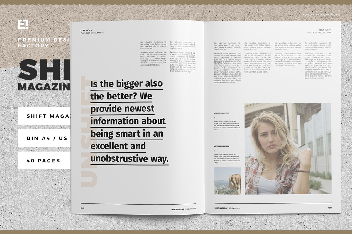 Shift Magazine, a Magazine Template by Egotype (Photo 7 of 26)