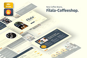 Filala - Coffee Shop Googleslide, a Presentation Template by Dhabee (Thumbnail 1 of 7)