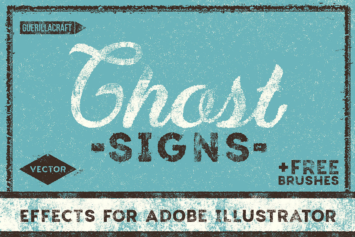 Ghost Signs for Adobe Illustrator