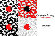 Japanese Cranes. Asian collection., a Pattern Graphic by Anastasia (Thumbnail 9 of 11)