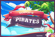 Solitare Pirates - Casual Game UI, an UI Kit Template by Nearbirds (Thumbnail 1 of 12)