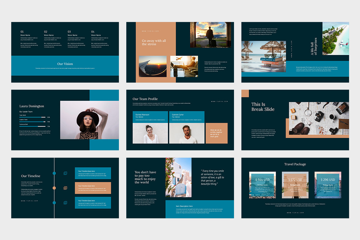 Turia : Travel Agent Keynote, a Presentation Template by Punkl Camp (Photo 3 of 9)
