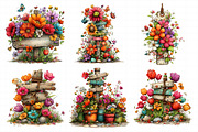 Whimsical Spring Signpost Clipart, an Illustration by Daily.Designs (Thumbnail 6 of 8)