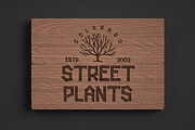 Carved Lines Wooden Font, a Font by PutraCetol Studio (Thumbnail 3 of 5)
