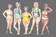 All bodies are beautiful, a Person Illustration by Tabiti (Thumbnail 8 of 16)