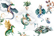 Mythical Dragon Watercolor Adventure, an Animal Illustration by Ann Art Houze (Thumbnail 2 of 14)