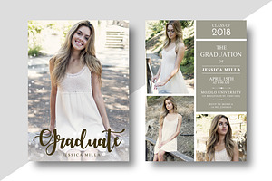 Graduation Announcement Card Vol 7