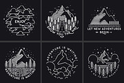 6 Travel illustrations with quotes, a Texture Illustration by Librebird (Thumbnail 2 of 4)
