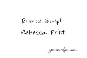 Rebecca YOFF Script And Print