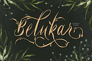 Belukar - Unique Display Script, a Script Font by Letterhend Studio (Thumbnail 1 of 9)