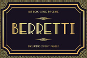 Berretti, a Font by Heroglyphs Studio (Thumbnail 1 of 6)