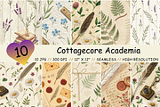 Cottagecore Academia Digital Paper, a Pattern Graphic by FloridPrintables (Thumbnail 1 of 12)