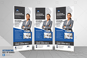 Accounting Company Services Rollup, a Flyer Template by PSDPixel (Thumbnail 1 of 4)