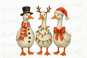 Funny Christmas Goose Png, an Illustration by OK Design (Thumbnail 1 of 4)