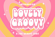 Lovely Groovy - Groovy Font, a Slab Serif Font by Densu Creative (Thumbnail 1 of 7)