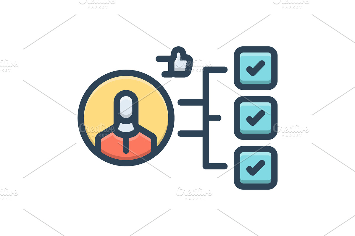 Recommendations color icon, a Duotone Icon by Creative priyanka